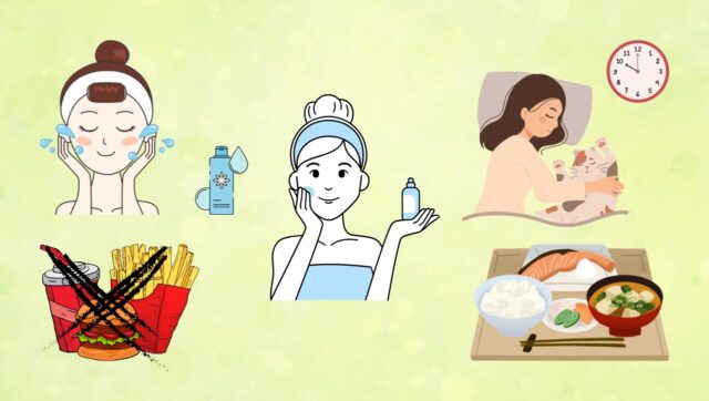 洗顔・保湿・食事・睡眠など、乾燥肌を改善するためのスキンケアと生活習慣のポイント