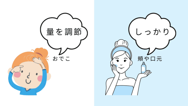 混合肌向け化粧水の使い方（Tゾーン・Uゾーンの違いを解説）