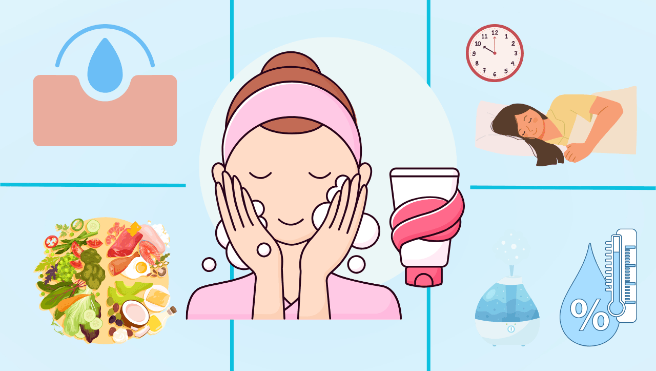 素肌美人になるために毎日の積み重ねが未来の肌を作る（洗顔・保湿・食事・睡眠・運動）